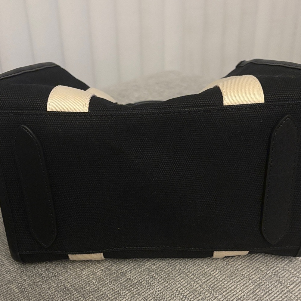 Kate Spade Black and Cream Canvas Tote Bag - Picture 4 of 8